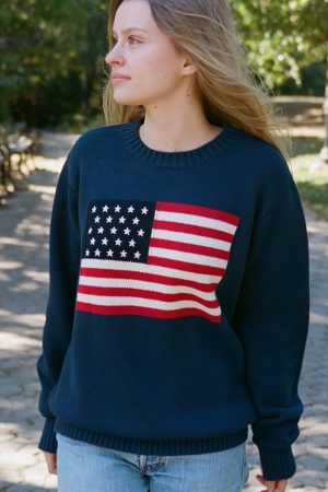 Nico American Flag Sweater